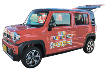 ▲「新型ハスラー」試乗車あり
