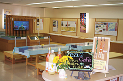 立科町の宿場や歴史の展示と特産品を味わうカフェ