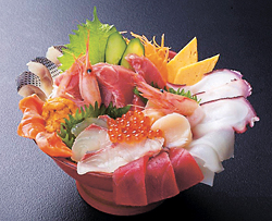 大漁超豪華海鮮丼(3218円)
