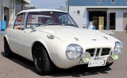 レストアした旧車のトヨタS800