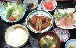 鯉のうま煮御膳