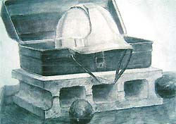 「作品:代田晃大(鉛筆画)」