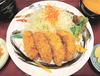 ▲ヒレカツ定食