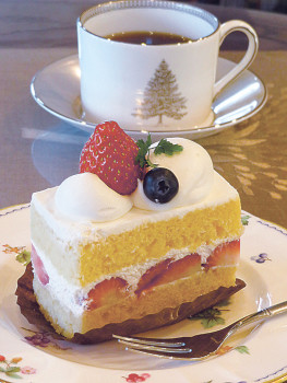 ▲「苺のショートケーキ」